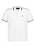 Polo-Shirt, Regular Fit, Bio Baumwoll-Piqué, weiß - weiß