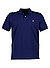 Polo-Shirt, Regular Fit, Bio Baumwoll-Piqué, tintenblau - tintenblau