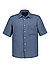 Kurzarmhemd, Regular Fit, Reines Leinen, graublau - graublau