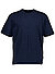 T-Shirt, Regular Fit, Bio Baumwolle, dunkelblau gestreift - dunkelblau