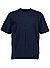 T-Shirt, Regular Fit, Bio Baumwolle, dunkelblau gestreift - dunkelblau