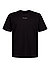 T-Shirt, Regular Fit, Bio Baumwolle, schwarz - schwarz