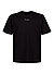 T-Shirt, Regular Fit, Bio Baumwolle, schwarz - schwarz