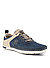 Sneaker, Textil, blau-beige - blau