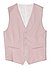 Weste, Modern Fit, Performance-Stretch, rosa meliert - rose