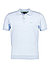Polo-Shirt Sergio, Baumwoll-Strick, pastellblau meliert - pastelblau