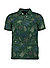 Polo-Shirt Wilmot, Baumwoll-Piqué, grün floral - grün