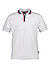 Zip-Polo, Baumwoll-Piquè, weiß - weiß