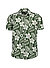 Kurzarmhemd Cristian, Baumwoll-Pique, grün floral - grün