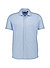 Kurzarmhemd Patrick, Baumwoll-Pique, pastellblau - pastellblau