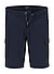 Cargoshorts Larry Bay, Regular Fit, Baumwolle, nachtblau - nachtblau