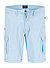 Cargoshorts Larry Bay, Regular Fit, Baumwolle, pastellblau - pastellblau
