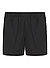 Badeshorts, Mikrofaser-Stretch, schwarz - schwarz