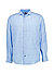 Hemd, Regular Fit, Ramie-Baumwolle, blau gestreift - blau