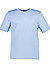 T- Shirt Cibadi, Baumwoll-Strick, blau - blau