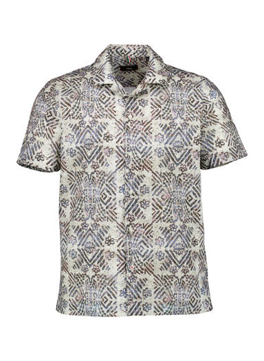 Kurzarmhemd Cispot, Baumwolle, multicolor