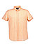 Kurzarmhemd Jeremy, Leinen-Baumwolle, orange - orange