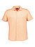 Kurzarmhemd Patrick, Leinen-Baumwolle, pastellorange - pastellorange