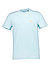 T-Shirt Leonard, Baumwolle, himmelblau - himmelblau