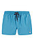 Badeshorts, Baumwoll-Mix, blau - blau