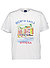 T-Shirt, Baumwolle, weiß-multicolour - weiß-multicolour