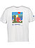 T-Shirt, Baumwolle, multicolor-weiß - multicolor-weiß