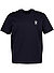 T-Shirt, Baumwolle, navy - navy