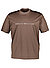 T-Shirt, Lyocell-Baumwolle, braun - braun