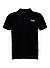 Polo-Shirt, Baumwoll-Jersey, schwarz-gold - schwarz-gold