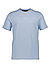 T-Shirt, Baumwolle, blau - blau