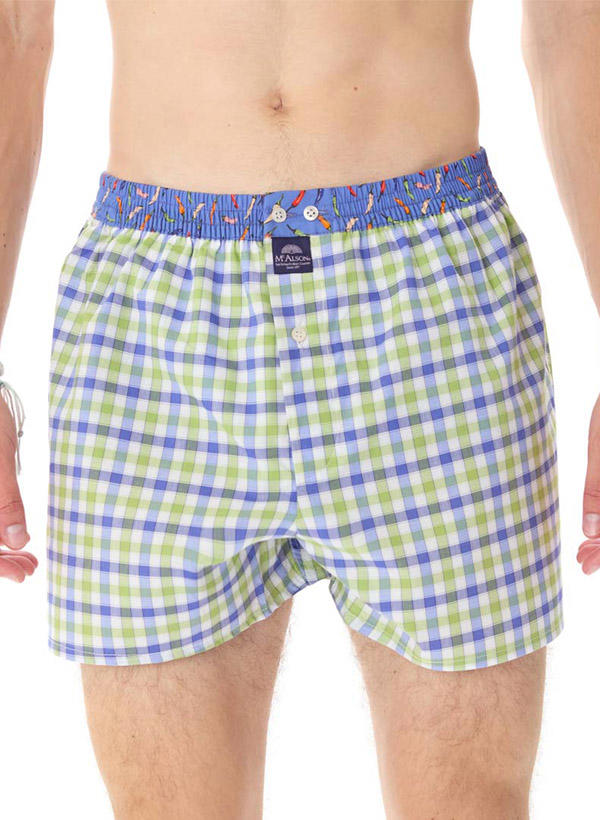 MC ALSON Boxershorts 5129/blau-grün