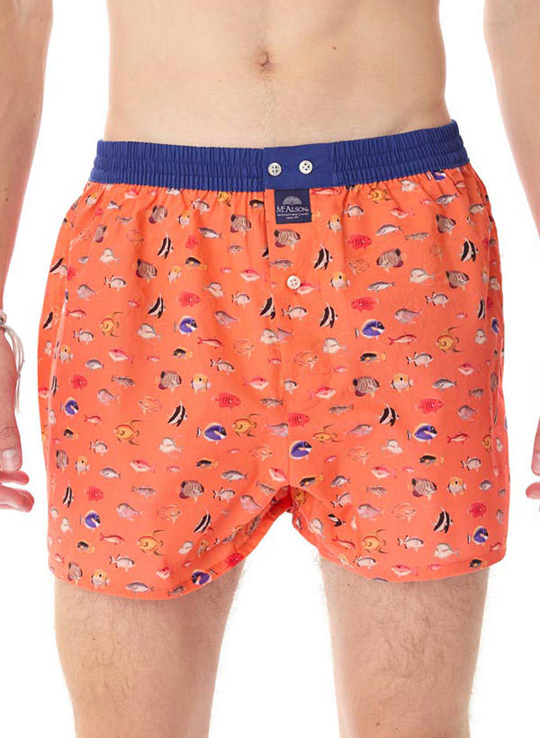 MC ALSON Boxershorts 5136/orange Image 0