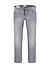 Jeans, Baumwoll-Stretch, grau - grau