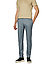 Hose, Slim Fit, Jersey waschbar, grau meliert - grau