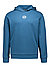 Hoodie, Baumwolle, Rückenprint, blau - blau