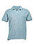 Polo-Shirt, Baumwoll-Frottee, mint - slate green