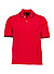 Polo-Shirt, Baumwoll-Piqué, rot - rot