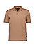Polo-Shirt, Baumwoll-Jersey, taupe - taupe