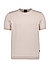 T-Shirt, Baumwoll-Strick, beige - beige