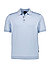 Polo-Shirt, Baumwoll-Strick, blaugrau - blaugrau