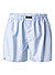 Boxershorts, Baumwolle, hellblau - hellblau