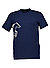 T-Shirt Austin, Bio Baumwolle, dunkelblau - dunkelblau