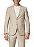 Sakko Caden, Slim Fit, Wolle, sand meliert - sand