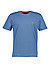 T-Shirt, Baumwolle, blau - blau