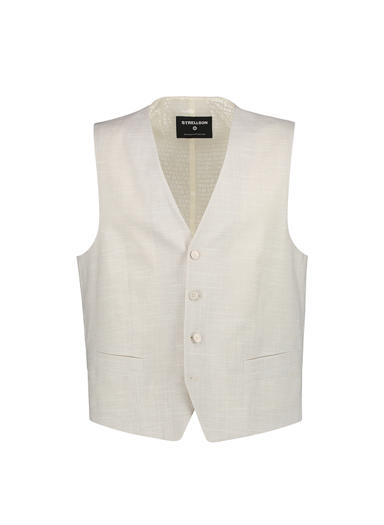 Westse Gyl, Slim Fit, Baumwolle-Leinen, beige meliert