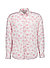 Hemd Roma, Shaped Fit, Baumwolle-Leinen, rotfloral - rot