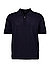 Zip-Polo, Wolle Strick, navy - navy