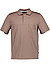 Polo-Shirt, mercerisierte Baumwolle, taupe - taupe