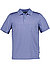 Polo-Shirt, mercerisierte Baumwolle, blau - blau