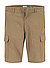 Cargoshorts Houston, Regular Fit, Baumwolle, braun meliert - braun